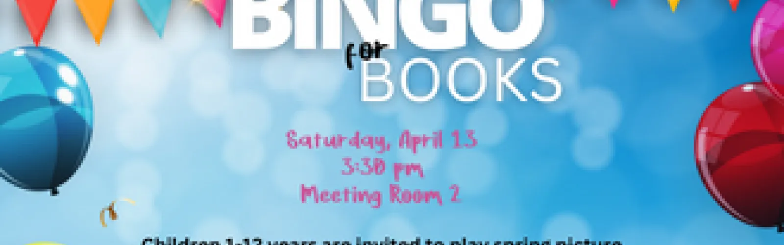 Bingo for Books: Spring Edition