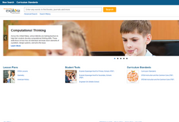 Explora for Educators database image.