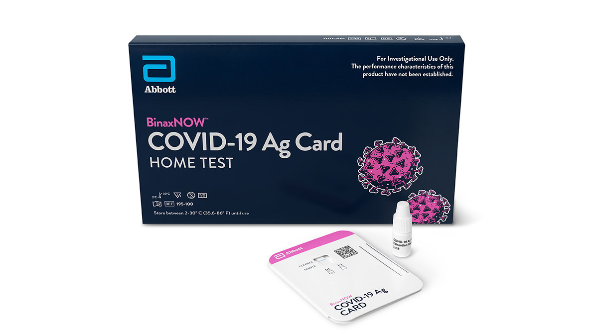 Image of COVID-19 Home Test Kit.