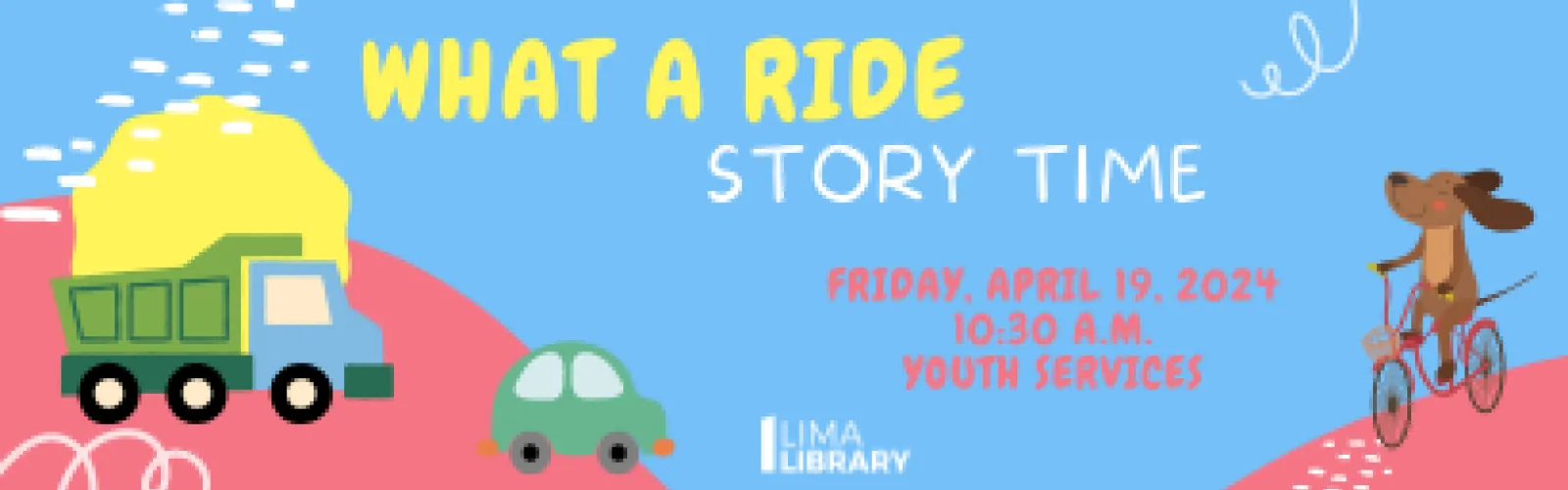 Story Time: What a Ride Flyer Image