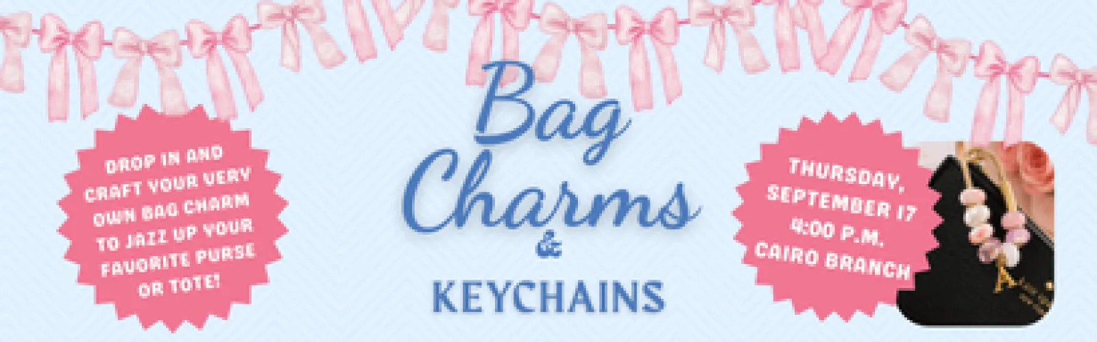 cairo bag charms